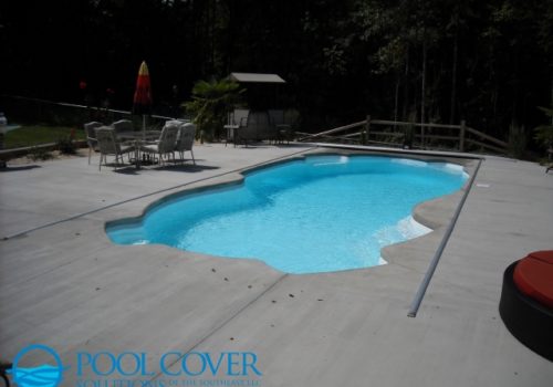 Awendaw SC Automatic Safety Cover on Elaborate Pool Shape