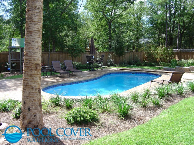 Charleston SC Automatic Safety Pool Cover Kidney Shaped Pool