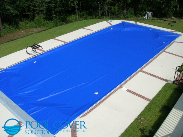 Charlotte NC Safety Pool Cover Roman Shaped Pool