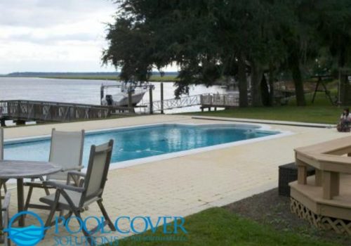 Johns Island SC Pool Cover System on Roman Style Pool