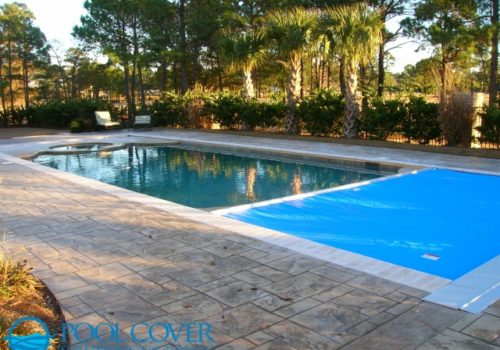 Kiawah Island SC Automatic Safety Cover on Grecian Pool with spa