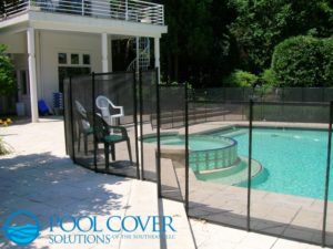 SC Removable Mesh Pool Fence with latching gate (18)