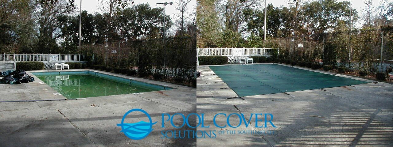 Charleston SC Loop Loc winter mesh pool cover winterize your pool