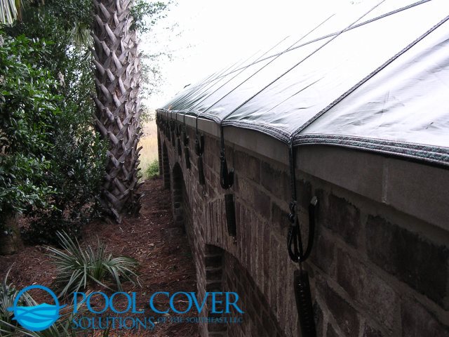 Charleston SC Winter Mesh Pool Cover with vanishing edge (1)