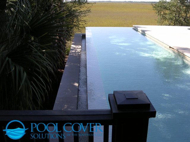 Charleston SC Winter Mesh Pool Cover with vanishing edge (4)