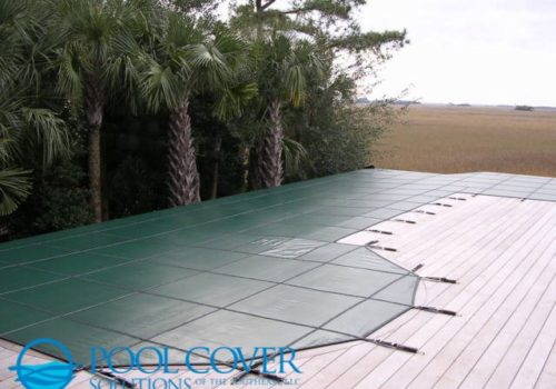 Charleston SC Winter Mesh Pool Cover with vanishing edge (6)