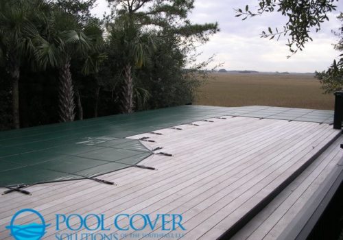 Charleston SC Winter Mesh Pool Cover with vanishing edge (7)
