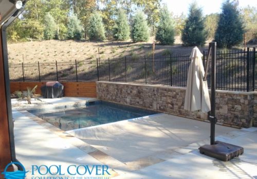 Charlotte NC Safety Pool Cover with Raised Pool Wall