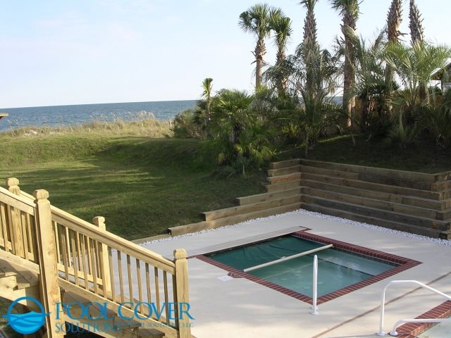 Folly Beach SC Safety Pool Cover for Spa and Pool Ocean front