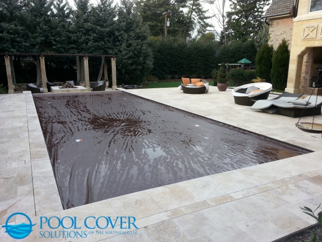 Greenville SC Automatic Pool Cover with Vanishing Edge