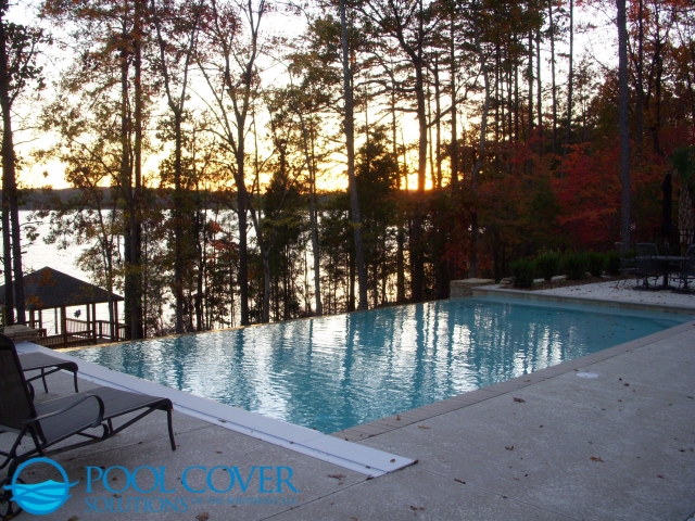 Lake Keowee SC Automatic Pool Safety Cover with Vanishing Edge