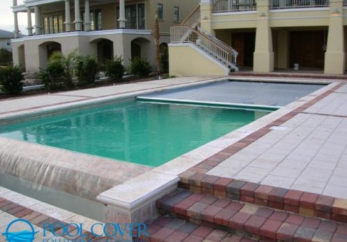 Myrtle Beach SC Safety Pool Cover with Vanishing Edge