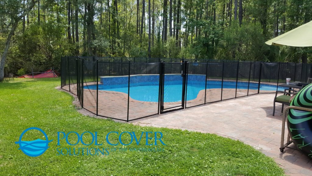 Safety fencing options.  Pool deck fencing.  Toddler pool safety.  
